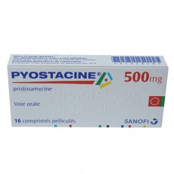 Пиостацин (Пристинамицин) таблетки 500мг №16 в Махачкале и области фото